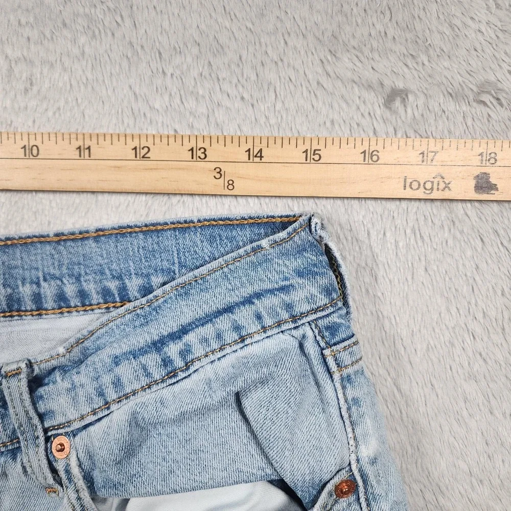 Levis 527 Jeans Men 34x32 (Fits 30x30) Light Wash Slim Bootcut Stretch Pants